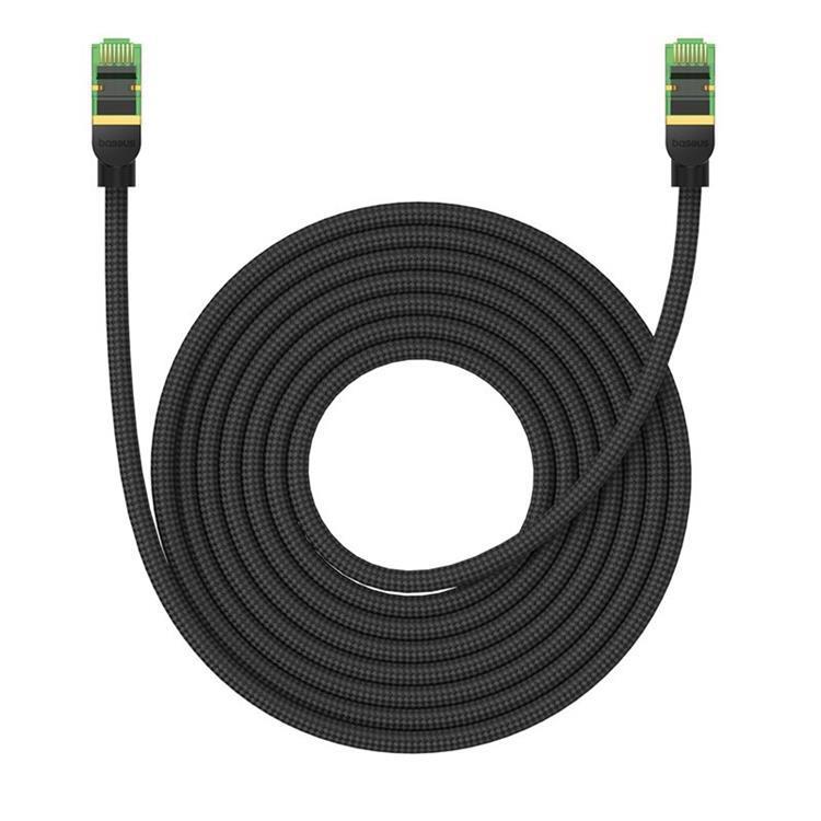 Baseus Nätverkskabel cat. 40Gbps 8m - Braided Svart | 3541 | AlltMobil