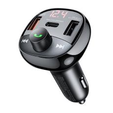 OEM - REMAX RCC331 LODI Multifunktionell Billaddare 54.5W 2 USB-A + 1 Type-C FM Radio