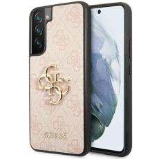 Guess - Guess Galaxy S23 Skal 4G Big Metal Logo - Rosa