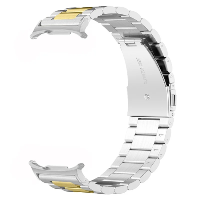 A-One Brand - Galaxy Watch 8 (44mm/40mm) Armband Stainless Steel Three Bead