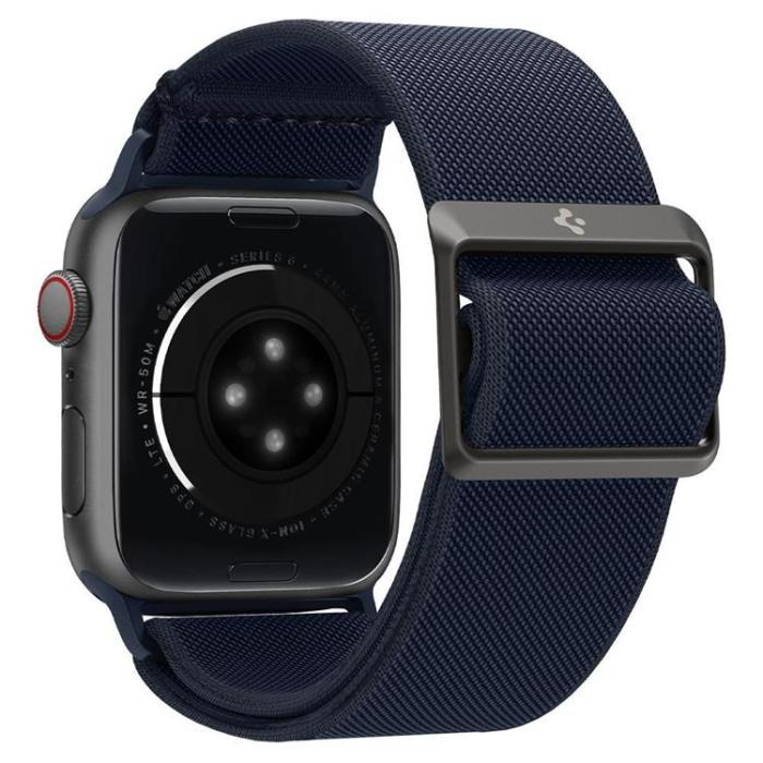 UTGATT - Spigen Fit Lite Armband Apple Watch 4/5/6/7/8/SE/Ultra (42/44/45/49 mm) - Navy