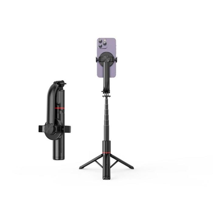 OEM - Selfiestick med stativ MagSafe och fjärrkontroll Bluetooth - Svart