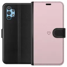 Gustaf - Pl&aring;nboksfodral till Samsung Galaxy A32 5G med Litet Hj&auml;rta