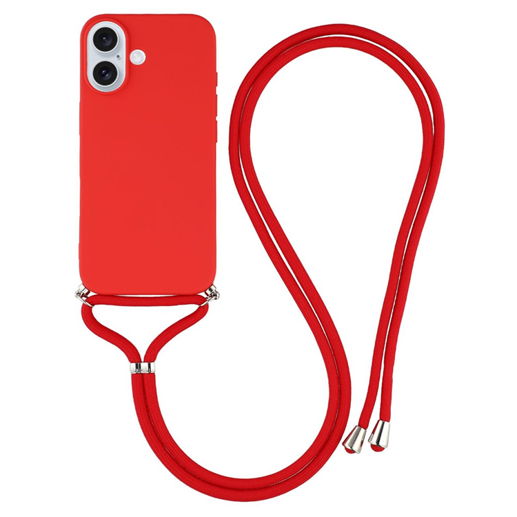 iPhone 17 Mobilskal Med Axelrem - Röd | 2353 | AlltMobil