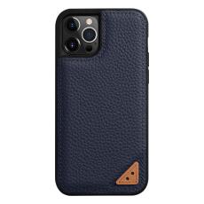 Melkco - MELKCO Mobilskal f&ouml;r iPhone 13 Pro &Auml;kta l&auml;der + PC - Bl&aring;