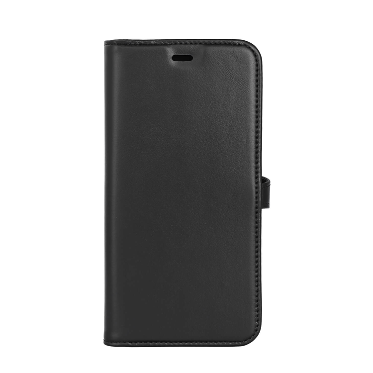 BUFFALO Galaxy S24 FE Plånboksfodral Äkta Läder 2-i-1 - Svart