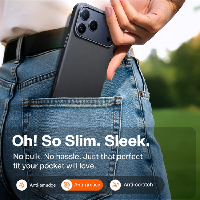 Torras - TORRAS iPhone 17 Pro Mobilskal MagSafe Shockproof - Svart