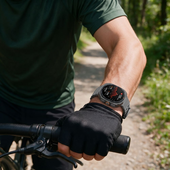Tech-Protect - Tech-Protect Armband För Galaxy Watch Ultra (47mm) Icon Pro - Grå/Svart