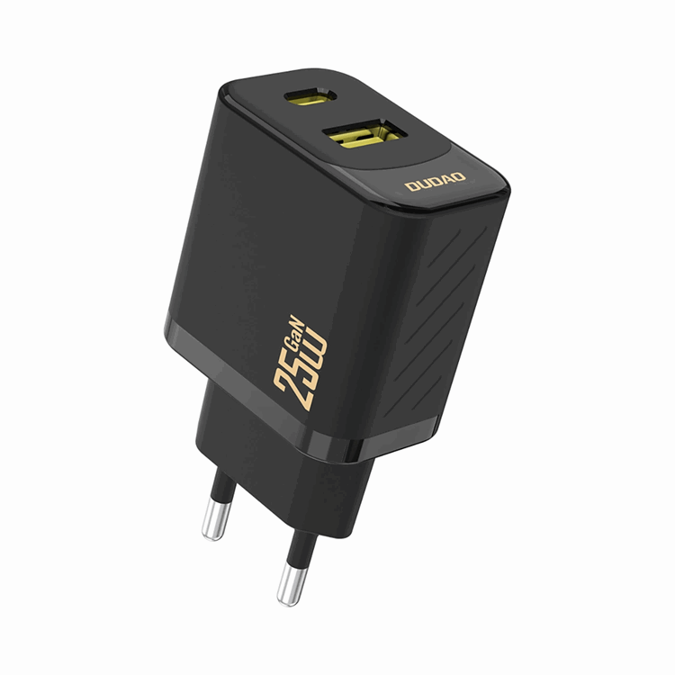 Dudao Snabbladdare 25W A26T GaN USB-A USB-C - Svart | 505295 | AlltMobil