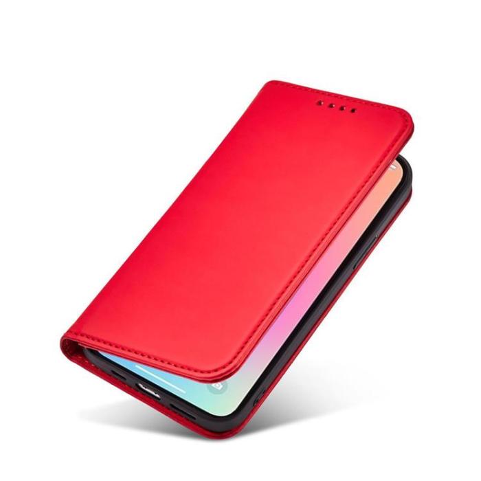 OEM - Galaxy S23 Ultra Plånboksfodral Magnet Flip - Röd