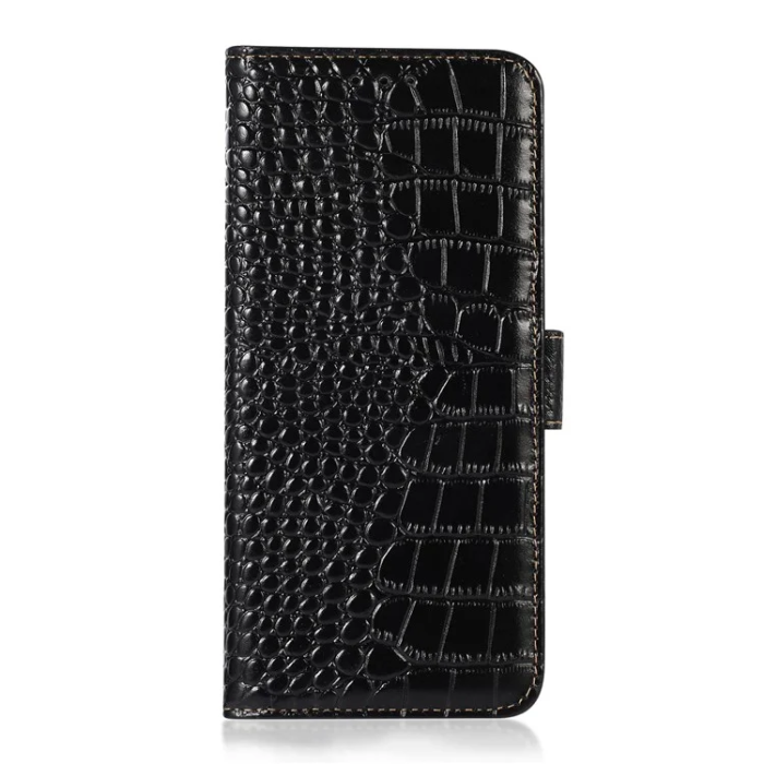 A-One Brand - Sony Xperia 1 VII Plånboksfodral Crocodile Texture - Svart
