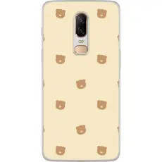 Gustaf - Mobilskal till OnePlus 6 med Bj&ouml;rnm&ouml;nster