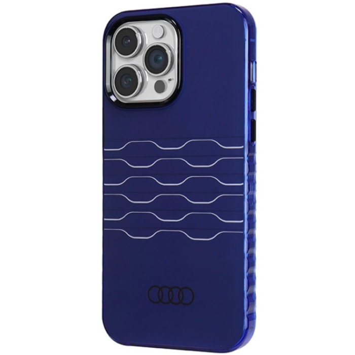Audi - Audi iPhone 14 Pro Max Mobilskal Magsafe IML - Blå
