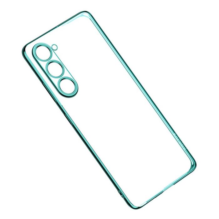 SULADA - SULADA Mobilskal till Galaxy S23 i TPU med elektroplätering - Grön