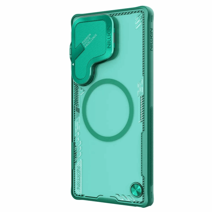 Nillkin - Nillkin Galaxy S25 Ultra Mobilskal Magsafe Iceblade Prop - Grön