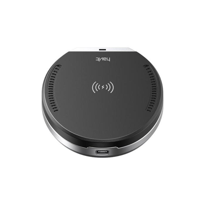 Havit - Havit 2-in-1 Trådlös Laddare 10W W3005 - Svart