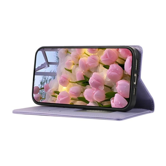 OEM - Plånboksfodral för Samsung Galaxy S26 Konstläder RFID - Lila
