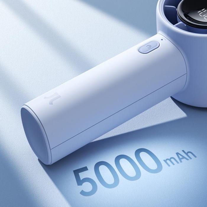 Jisulife - Jisulife Bärbar USB Handfläkt 5000 mAh Fan 10S - Blå