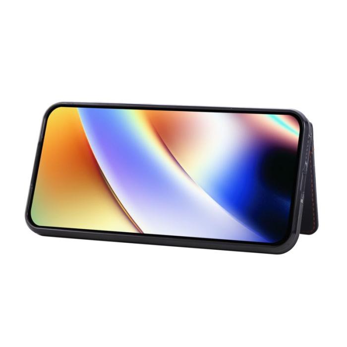 OEM - Mobilfodral för Samsung Galaxy S26 Konstläder + TPU med Kickstand - Svart