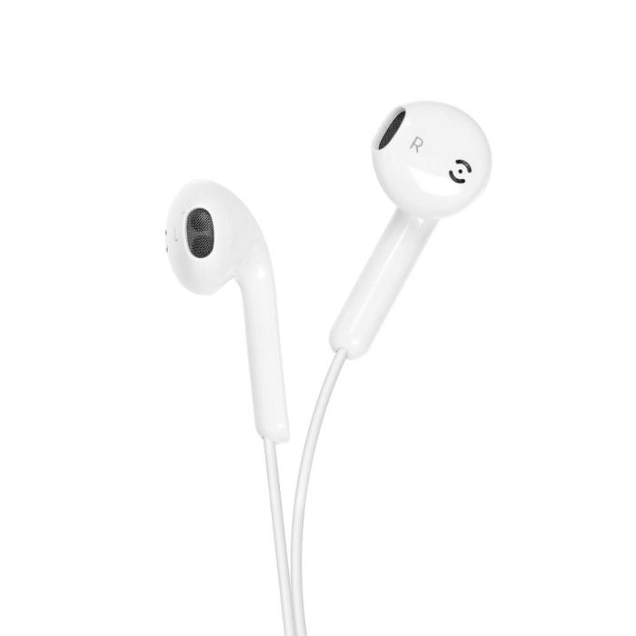 Forcell - Forcell Hörlurar Stereo För Apple Lightning NY BOX - Vit