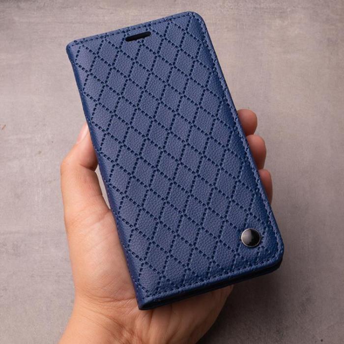 OEM - Xiaomi Redmi A3 4G Plånboksfodral Smart Caro - Marinblå