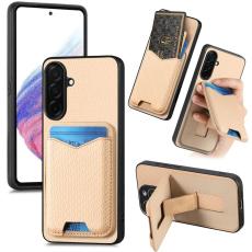 CASENEO - CASENEO Mobilskal f&ouml;r Samsung Galaxy S26 F&auml;llbar kickstand Konstl&auml;der - Aprikos