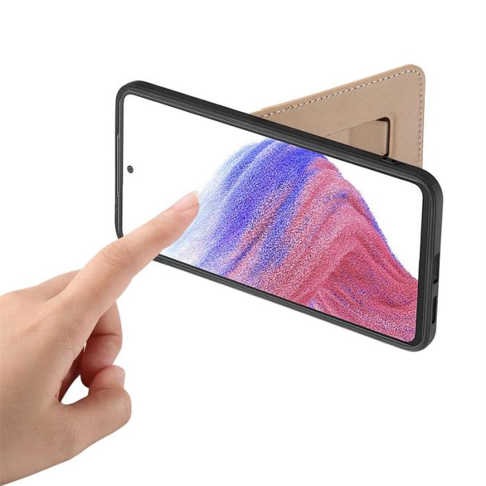 CASENEO - CASENEO Mobilskal för Samsung Galaxy S26 Fällbar kickstand Konstläder - Aprikos