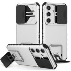 OEM - Mobilskal f&ouml;r Samsung Galaxy S26 Plus Kamera Skydd PC + TPU - Silver