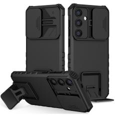 OEM - Mobilskal f&ouml;r Samsung Galaxy S26 Plus Kamera Skydd PC + TPU - Svart