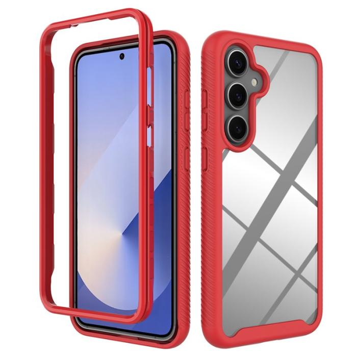 OEM - Mobilskal för Samsung Galaxy S26 Stötbeständig 2 i 1 PC + TPU - Röd