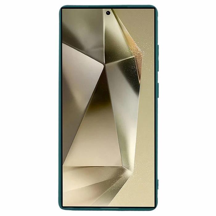 WANLONFENG - WANLONFENG Mobilskal för Samsung Galaxy S26 Ultra TPU med härdat glas - Armégrön