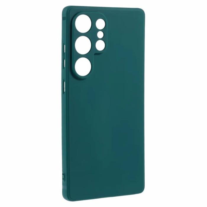 WANLONFENG - WANLONFENG Mobilskal för Samsung Galaxy S26 Ultra TPU med härdat glas - Armégrön