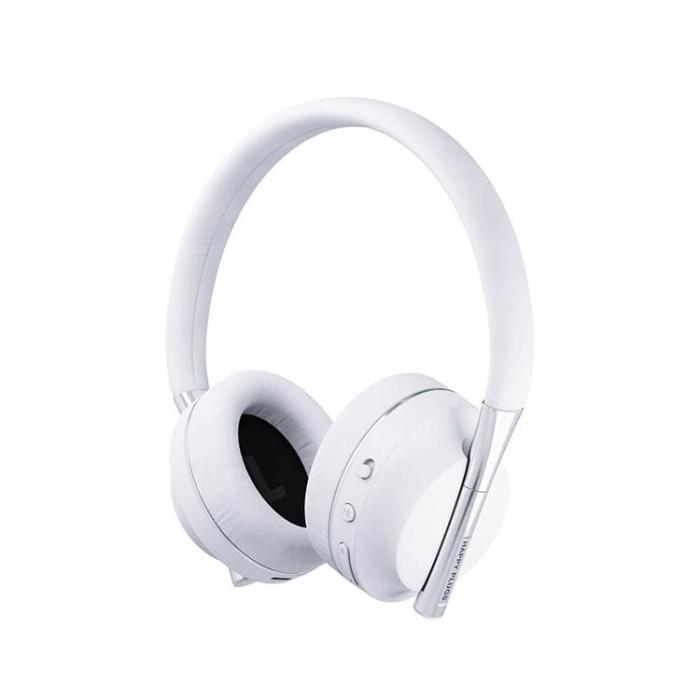 Happy Plugs - Happy Plugs Play Hörlurar Over-Ear 85dB Trådlös - Vit