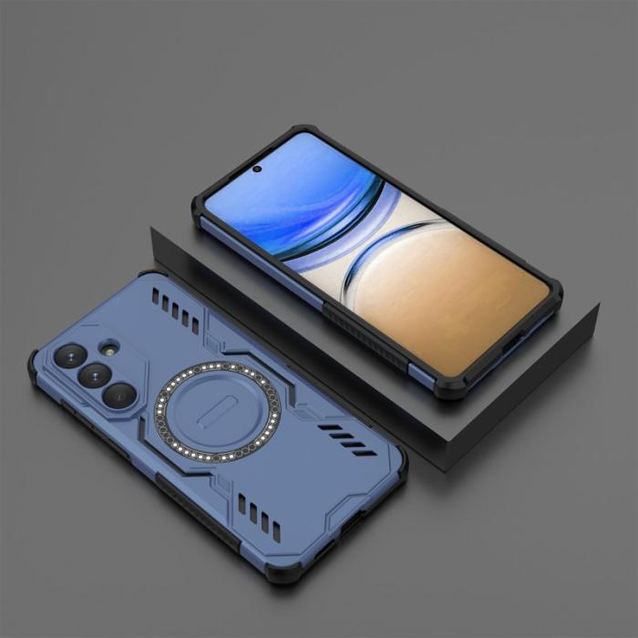 OEM - Mobilskal till Samsung Galaxy S26 Plus Magnetiskt Butterfly Armor PC + TPU - Blå