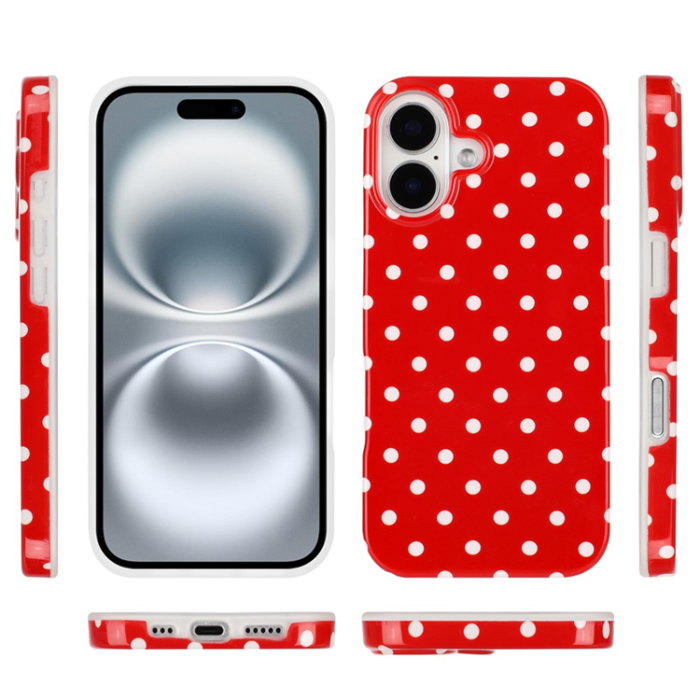 A-One Brand - iPhone 17 Mobilskal Dot Design Imd Tpu