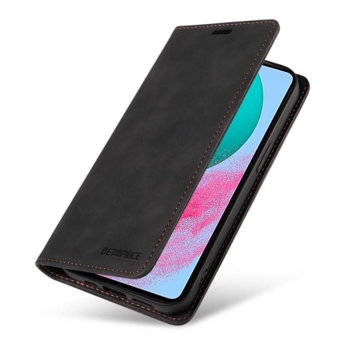 BETOPNICE - BETOPNICE 003 för Samsung Galaxy M54 5G Plånboksfodral Konstläder - Svart