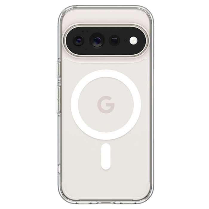 Spigen - Spigen Mobilskal För Google Pixel 11 Pro XL Magsafe Ultra Hybrid - Clear/Vit