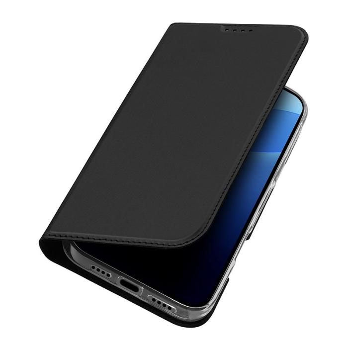 Dux Ducis - DUX DUCIS Skin Pro iPhone 16 Pro Plånboksfodral KonstLäder - Svart