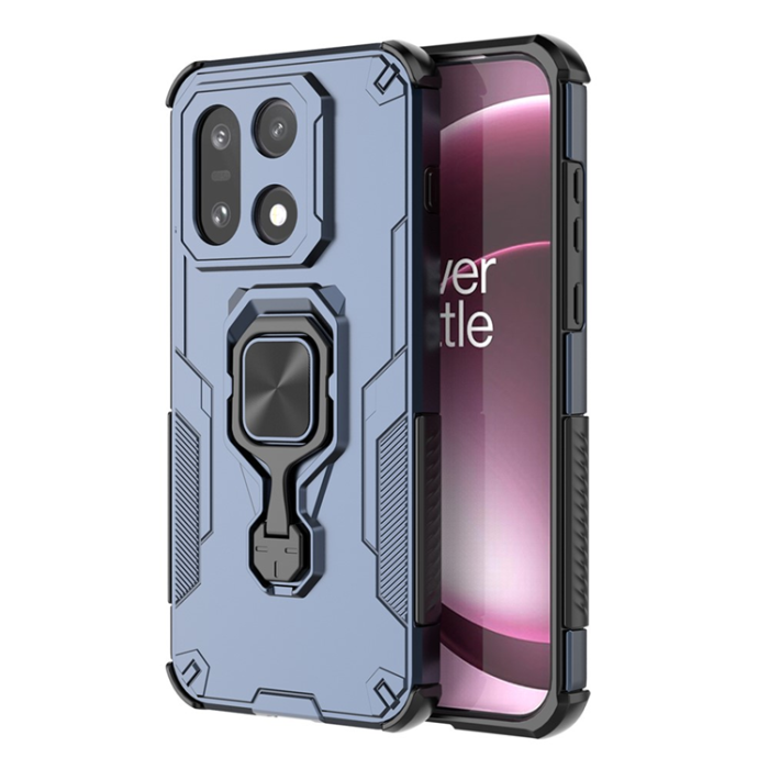 A-One Brand - OnePlus 15 5G Mobilskal Rotatable Ring Kickstand - Blå