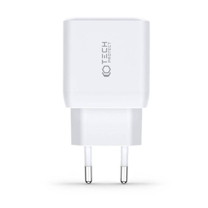 UTGATT - Tech-Protect Nätverksladdare C35W 2-Port - Vit
