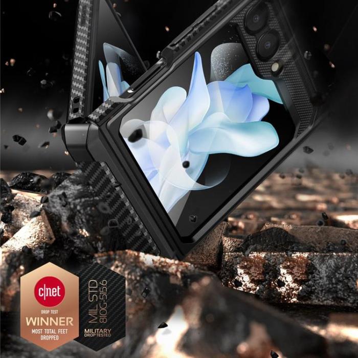 SupCase - SupCase Galaxy Z Flip 5 Mobilskal Unicorn Beetle Pro - Svart