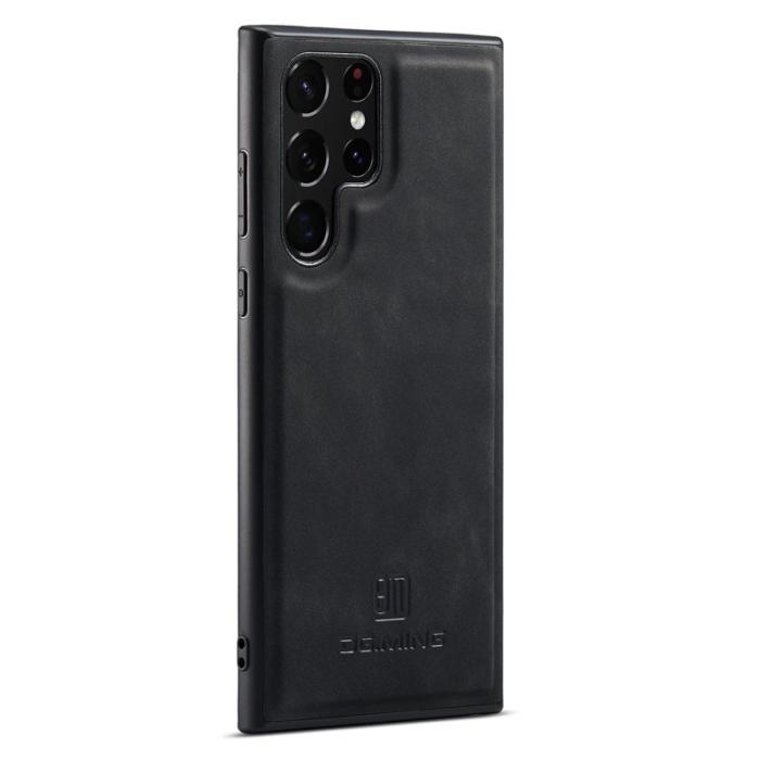 DG.MING - DG.MING Mobilskal till Samsung Galaxy S25 Ultra PU Läder Svart
