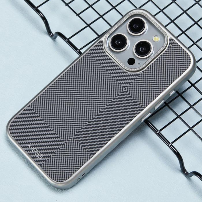 X-Level - X-LEVEL Mobilskal till iPhone 16 Pro Magnetiskt Hård PC Grå