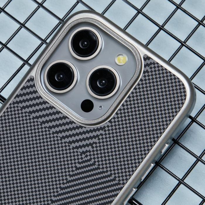 X-Level - X-LEVEL Mobilskal till iPhone 16 Pro Magnetiskt Hård PC Grå