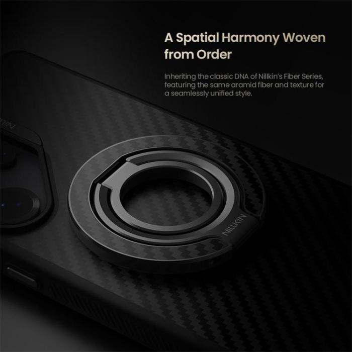 Nillkin - NILLKIN Magnetisk Ringhållare Kickstand Aramid Fiber Aluminiumhållare