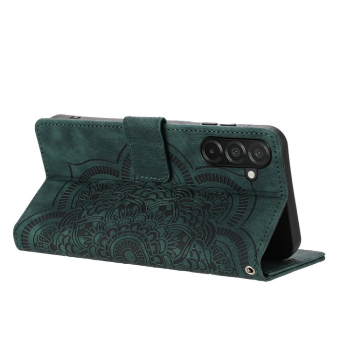 WANLONFENG - WANLONFENG Galaxy A26 Plånboksfodral med 2Pcs Härdat Glas MTL