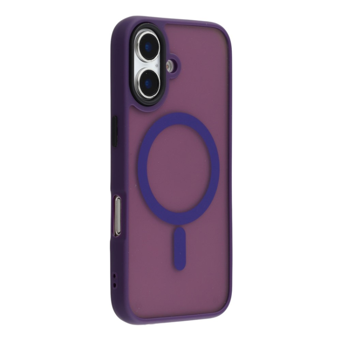 A-One Brand - iPhone 17 Mobilskal MagSafe Skin Touch - Mörklila