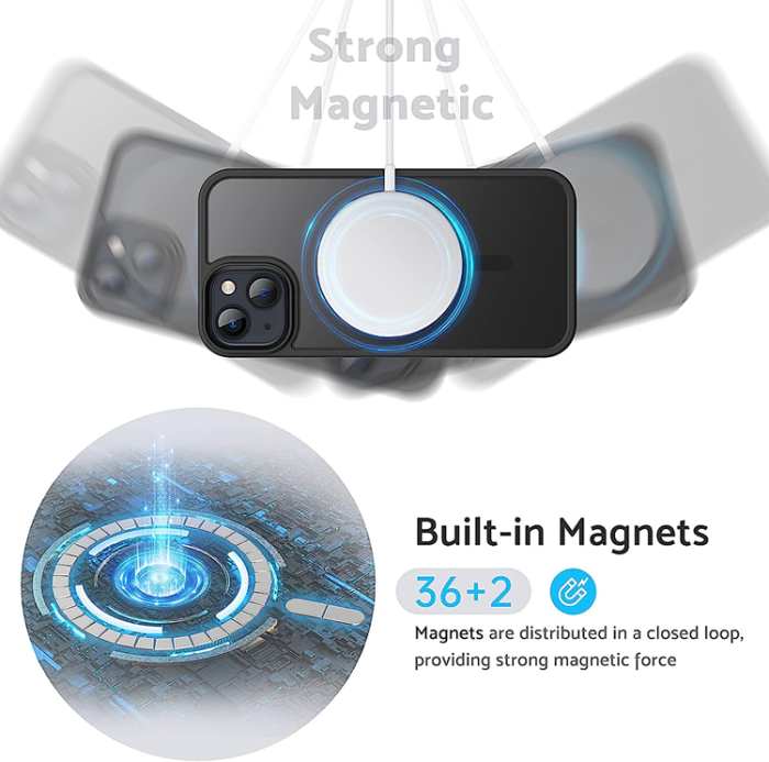Boom of Sweden - BOOM iPhone 11 Mobilskal Magsafe Frosted - Svart