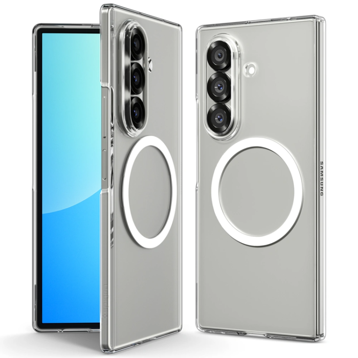Spigen - Spigen Galaxy Z Fold 7 Mobilskal Magsafe Airskin - Clear/Vit