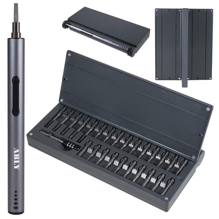 OEM - Litiumbatteri Precision Elektrisk Smart Reparationsverktyg med 55 Skruvbits